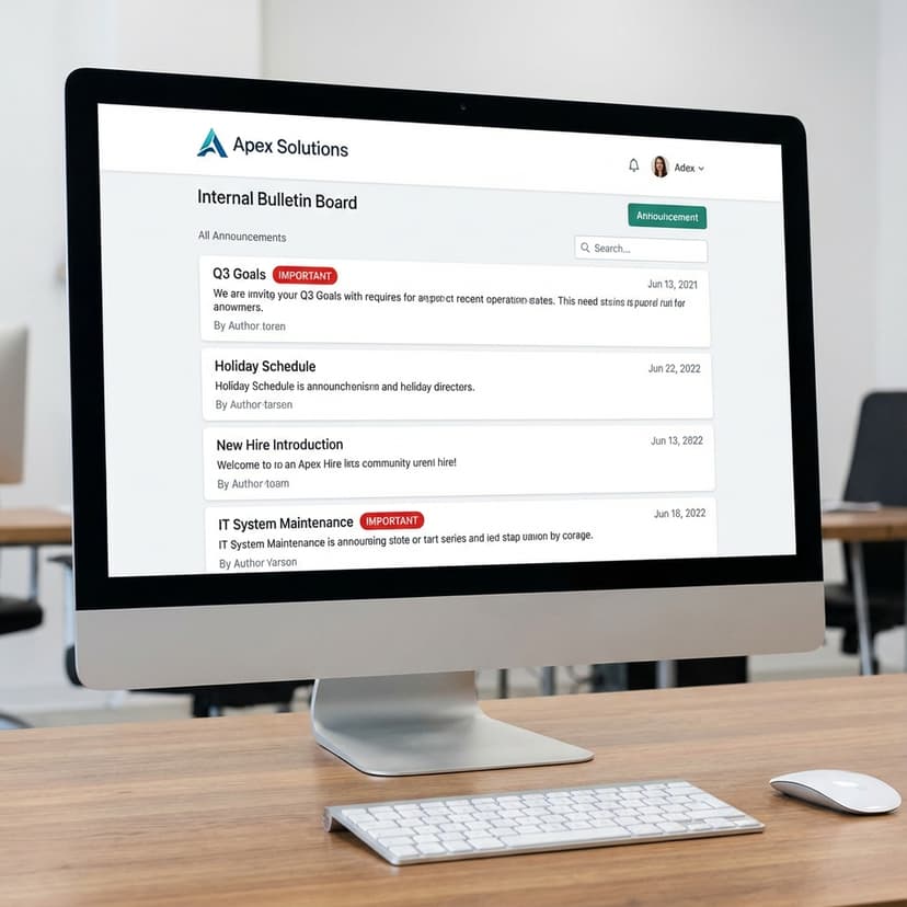 Centralized Notice Board